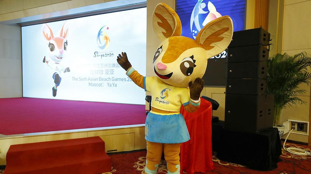 Sanya unveils 2020 Asian Beach Games mascot in action.
The mascot Ya Ya is shown playing the 17 sports like an all-round athlete, including surfing, beach volleyball, and dragon boating. 
ow.ly/Vwd250z2I7I
