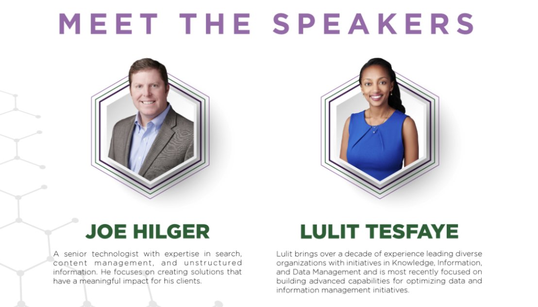 EKConsulting's tweet photo. Are you prepared to meet your organization's AI needs? Our upcoming webinar will give you a checklist to ensure you are - with @jhilgerbc and @lulit_t - - - https://t.co/n02Eo5D8KH #artificialintelligence #enterpriseAI #knowledgemanagement https://t.co/zutLFbwGku