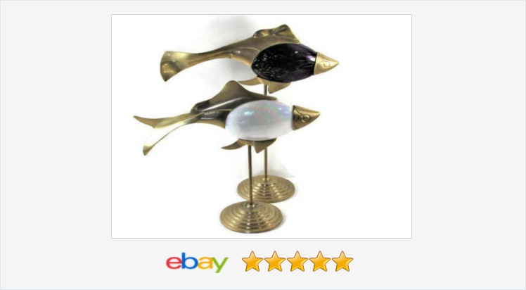 EtagereAntiques's tweet photo. Fish Statues Stands Glass and Brass Purple White Pearlescent Set of 2 #eBay #vintage #gotvintage #fishstatue #fish #purple #pearlescent #brass #bathroomdecor #nautical #beachdecor
https://t.co/WyyrgViQMl
(Tweeted via https://t.co/nQi0oquTl3) https://t.co/VMeJsQ3Jbg