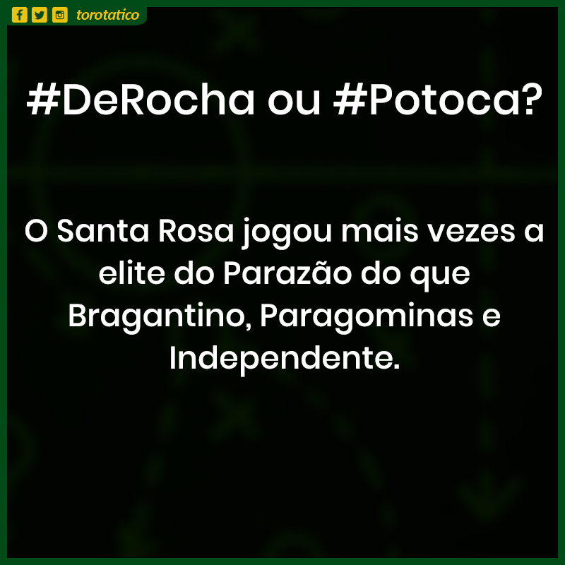torotatico's tweet photo. Aproveitando o final do dia da mentira, bora ver se vocês manjam e conseguem descobrir se as afirmações abaixo são verdades (#DeRocha) ou mentiras (#Potoca).
Já de cara desafiamos o @ehnoizFC, @FutebolZueiroPA, @naoesofutebolBR e todos vocês.
Começando com essa. ⬇️ https://t.co/S2QI6fTFL8