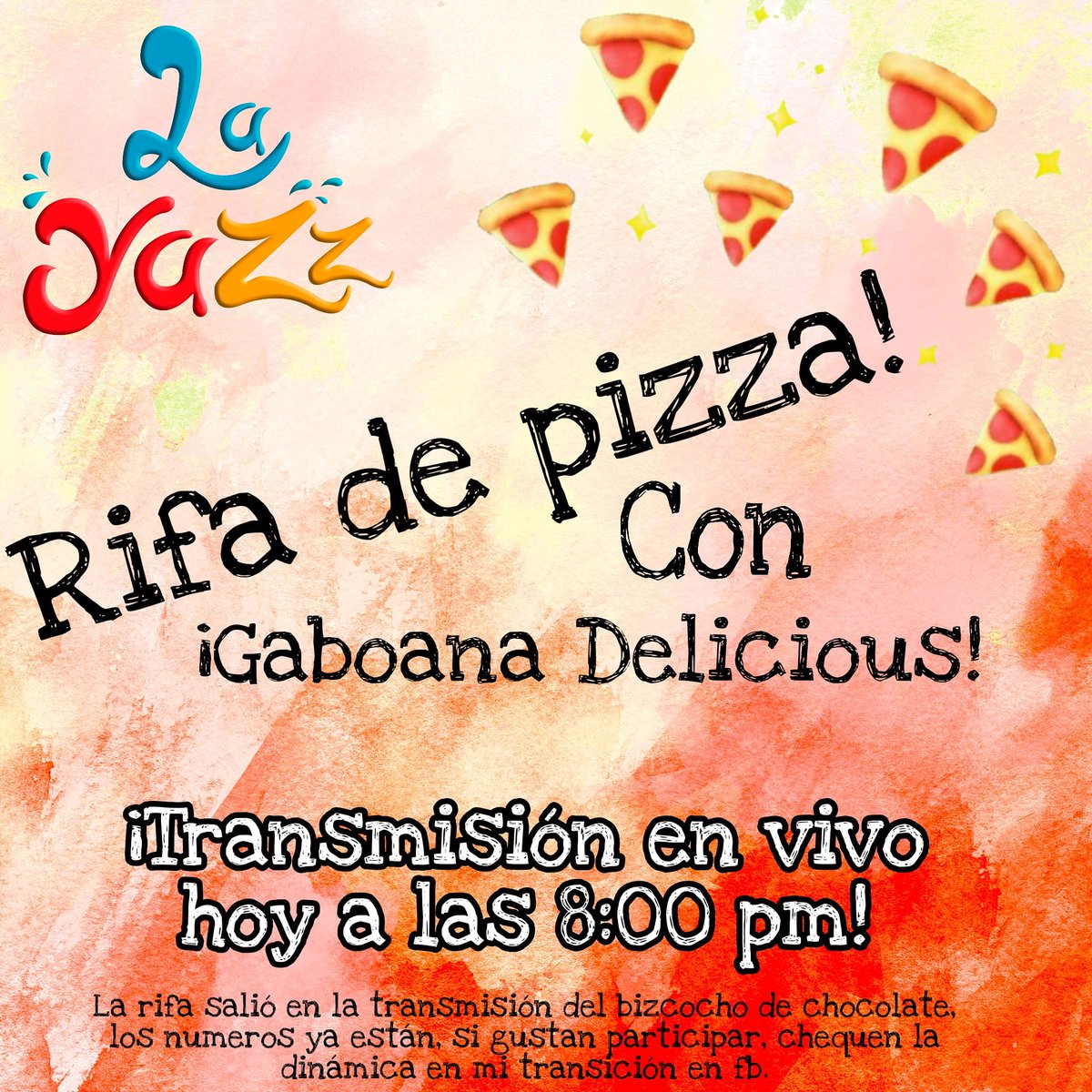 layazzoficial's tweet photo. Mis amigoooos, hoy la Rifa de la pizza por nuestra amiga @gaboanaserrano la cual muy linda nos auxilio en la dinámica por motivos de esclarecer una confusión en la transmisión el día de ayer!

@lasprincetzs #pizza #gaboanapizza #slp https://t.co/0gHJMFzBnX