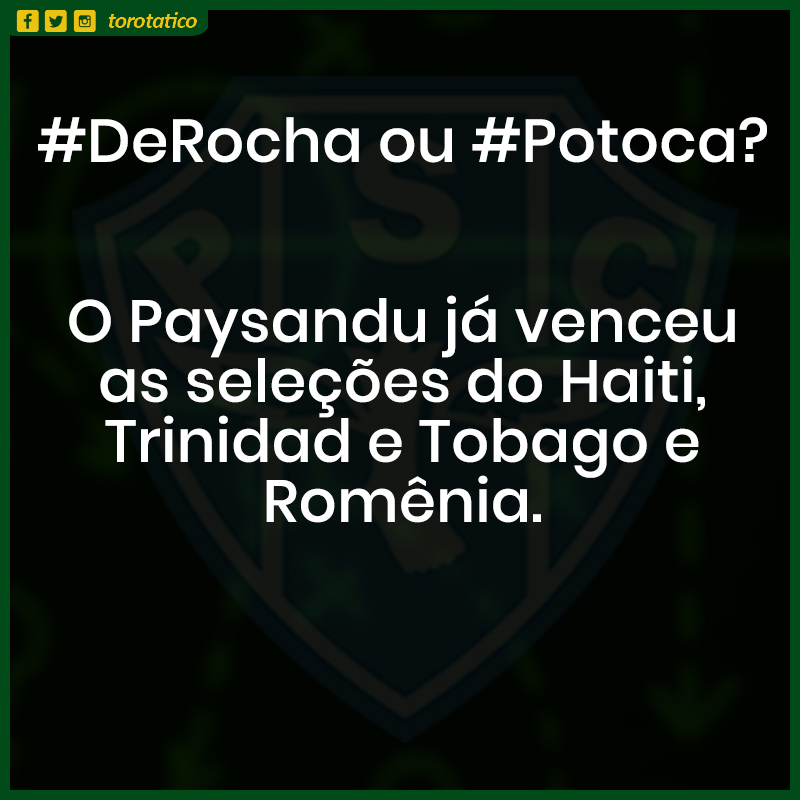 torotatico's tweet photo. E essa aqui, será que os bicolores sabem? Tá com vocês, @PaysanduNews, @Paysandu, @eguapaysandu, @Paysanduinf, @Bicolor1914, @polemiquinhoPSC, @SocioBicolor, @PayxaoBicolor_, @PapoBicolor, @BlogdoPapao, @syanneneno e @Pedrox.
Será que é #DeRocha ou #Potoca? https://t.co/LTWPyDfaq7