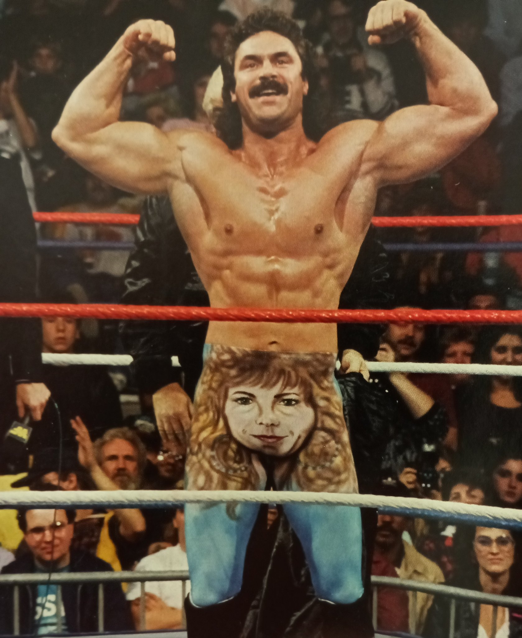 Rasslin History 101 on X Ravishing Rick Ruderocking the Cheryl Roberts  tights back in 1988thats one of the qualities that made Rick Rude such an  effective rulebreaker to mehe had no fear