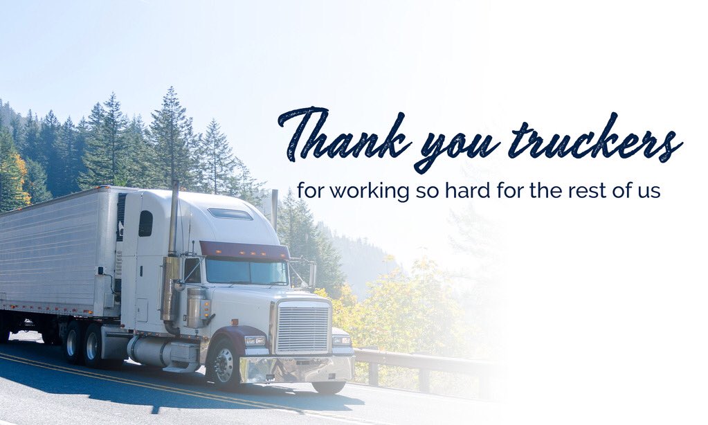 jkenney's tweet photo. Our truckers work long hours to haul everything across Alberta, keeping our shelves stocked with food and essential supplies.

Let's show our appreciation and help keep them fed, fueled, and rested, Alberta! https://t.co/HxCIju1F09