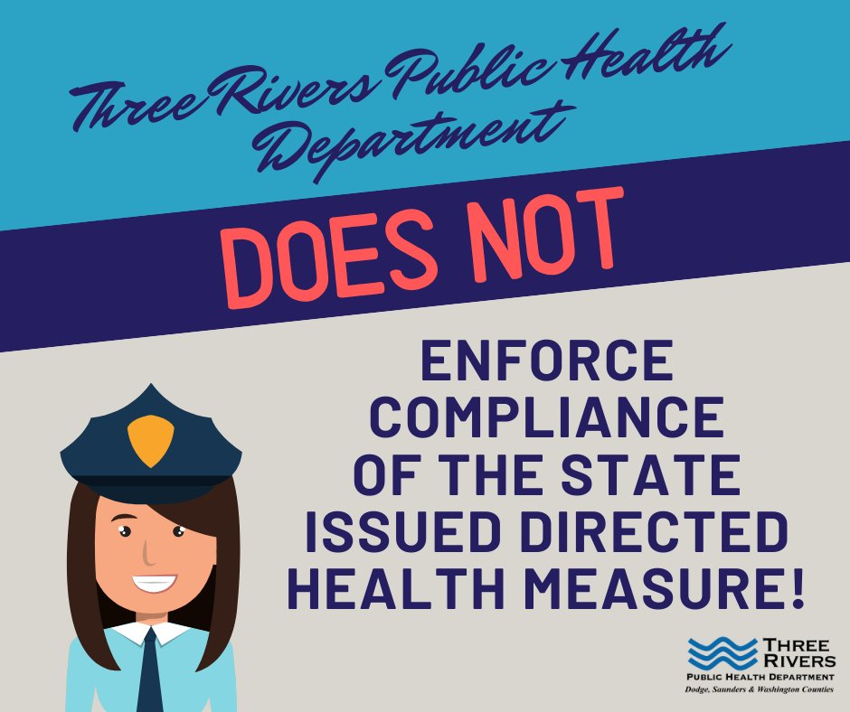 threerivers_ph's tweet photo. To report businesses or individual who are not complying with the directives issued by the state, contact your local law enforcement, local officials and/or your state officials. Three Rivers DOES NOT have the capacity to enforce compliance.

#ThreeRiversNotaBank #NECOVID19 https://t.co/GsZTVb9COf