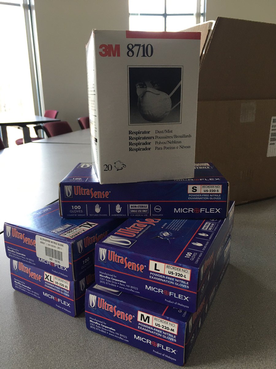 uconnlibrary's tweet photo. More supplies off to @uconnhealth from the @UConnArchives #oneuconn #uconnnation #stayhomestaysafe https://t.co/9MHKjOar6W