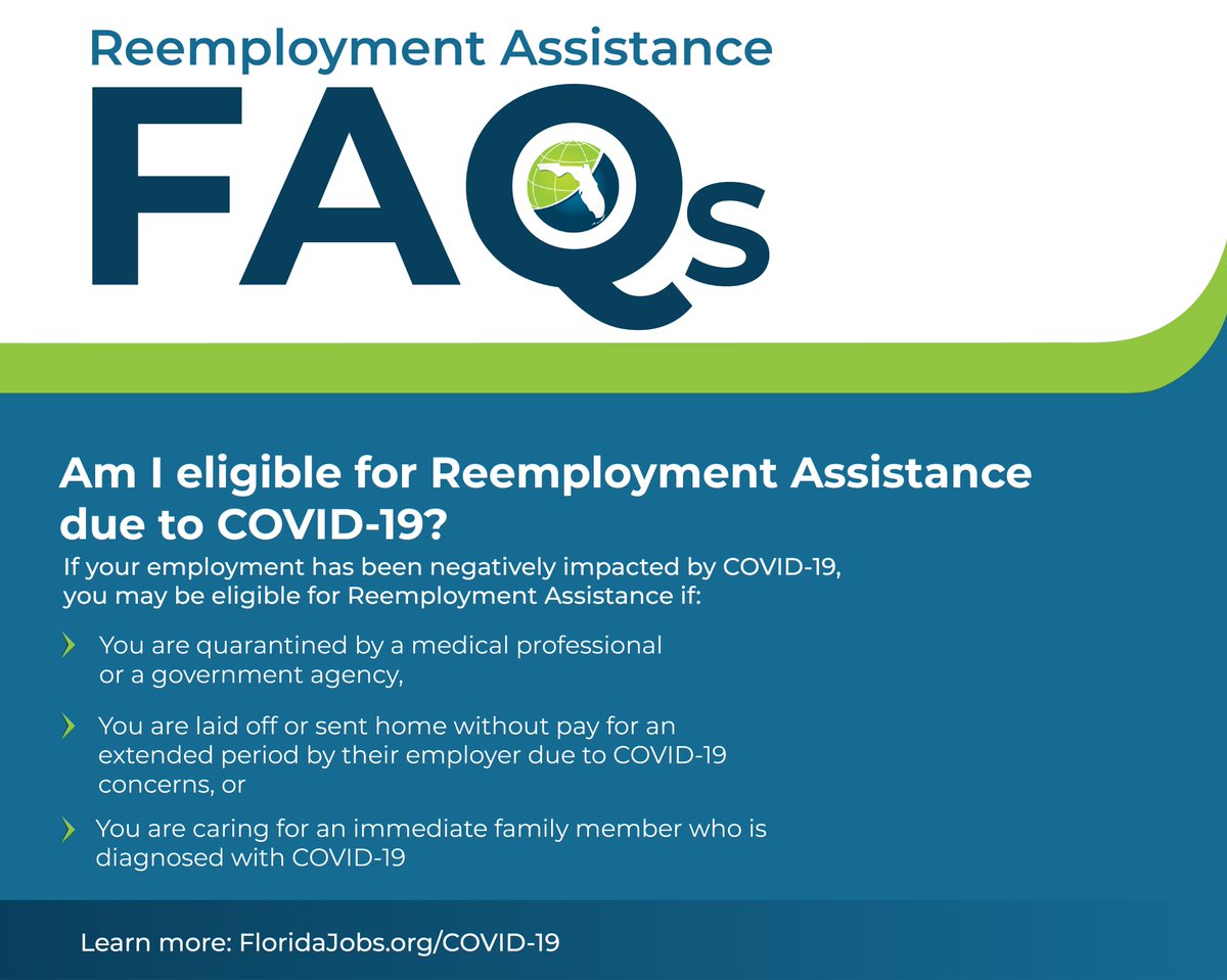 If your employment has been affected by  #COVID19, visit  http://www.FloridaJobs.org/COVID-19  for FAQs like this and more!