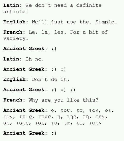 AuthorGoddess's tweet photo. #LanguageHumor

Oh, ancient Greek... You and Latin need a time out. Lol

#FantasyWriter #FantasyAuthor #amwriting #WritingLife #AuthorGoddess #13In24Challenge https://t.co/bvjS7IHDe4