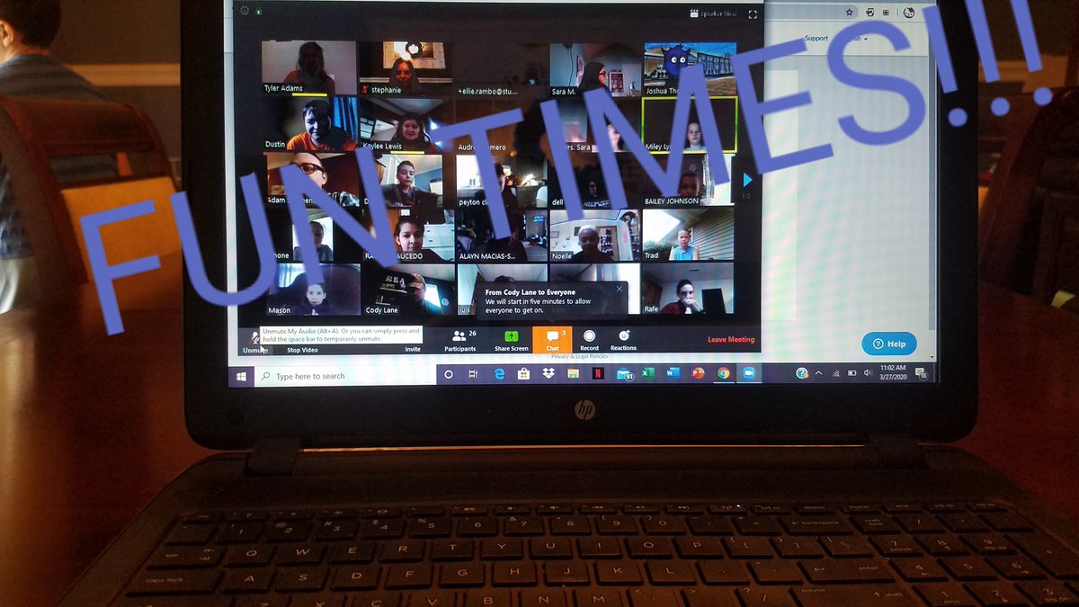 smatthewsclass's tweet photo. I had a great time talking to my students on a Zoom chat! We had story time! 
 @Lowesbluedevils
#wearebluedevils
#GCForward
#MyNTIKy 
#TogetherKy https://t.co/YqwlnLcSPZ