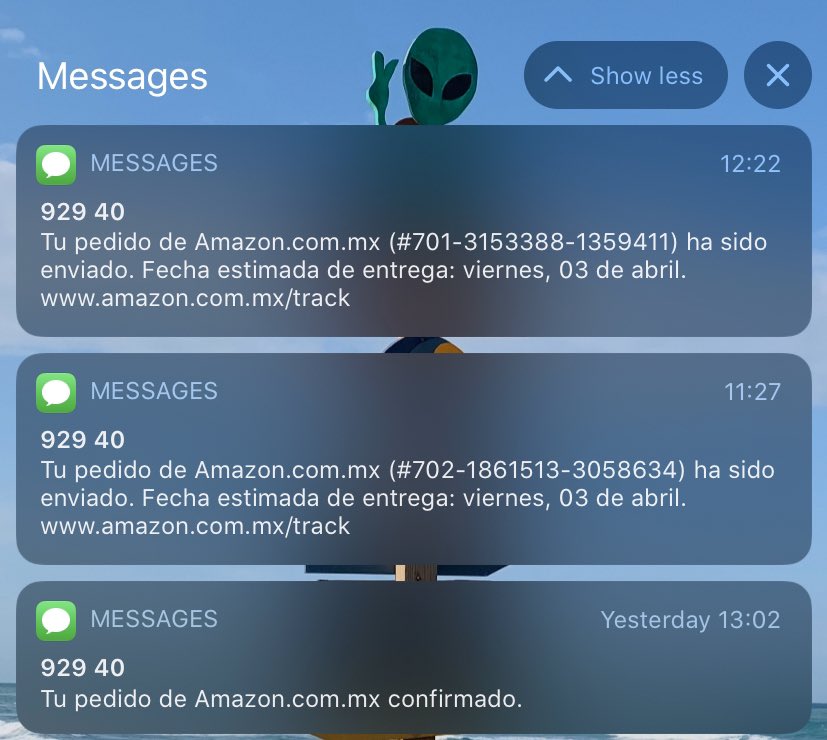 tu pedido de amazon confirmado