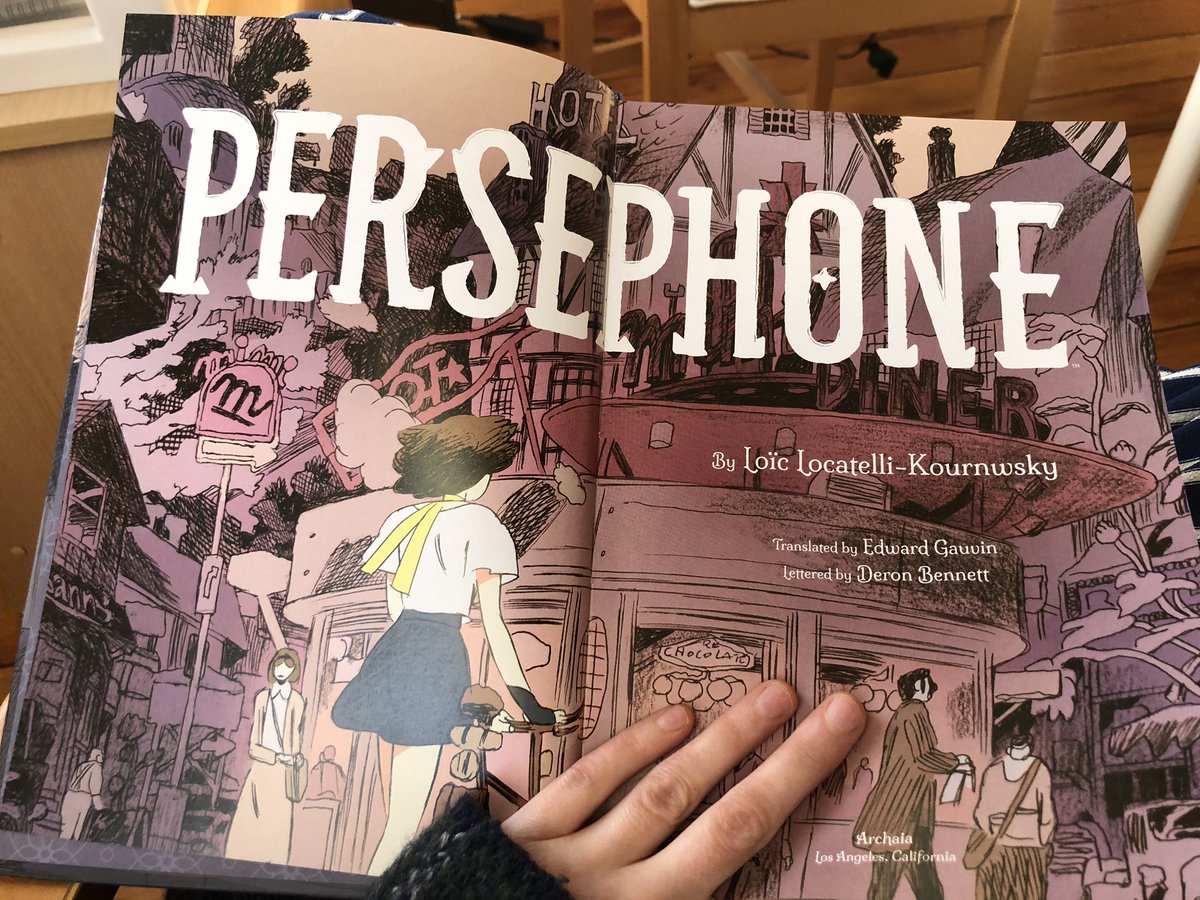 Quarantine Book Thread:

?Persephone by Loïc Locatelli-Kournwsky ⭐️⭐️⭐️⭐️⭐️
Read this is you like female wizards, french graphic novels, unique world building. 