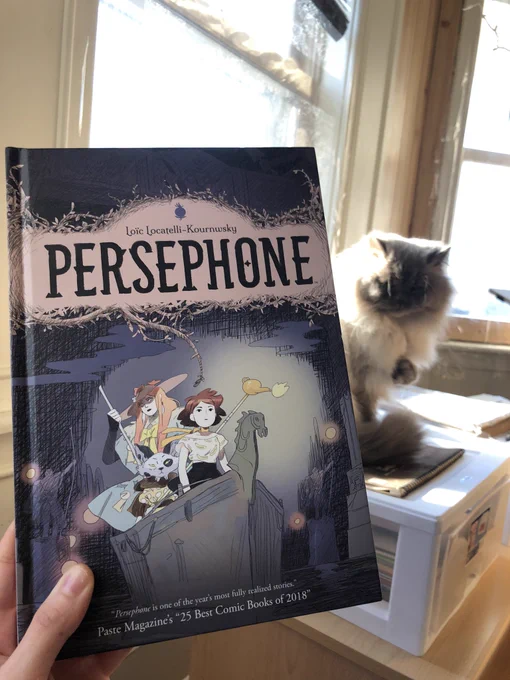 Quarantine Book Thread:

?Persephone by Loïc Locatelli-Kournwsky ⭐️⭐️⭐️⭐️⭐️
Read this is you like female wizards, french graphic novels, unique world building. 