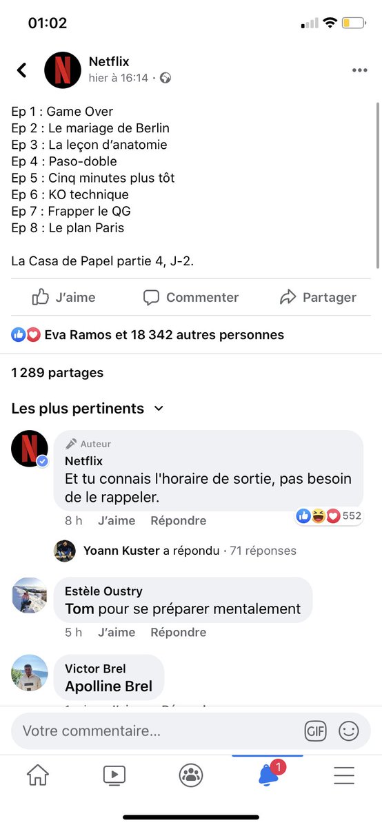 brel_victor's tweet photo. Ohh @NetflixFR si Nairobi meurt c’est moi qui vais devoir gérer ses crises à cause du #confinement donc merdez pas. #CasaDePapel #s4  @BrelApolline https://t.co/Bs9dpOMCtL