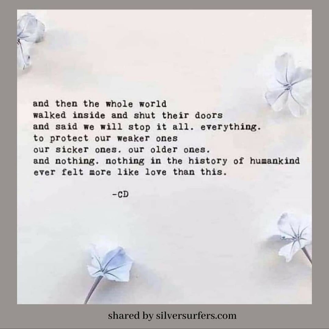 #COVIDー19 #BeKind #onelove #StayHomeSaveLives