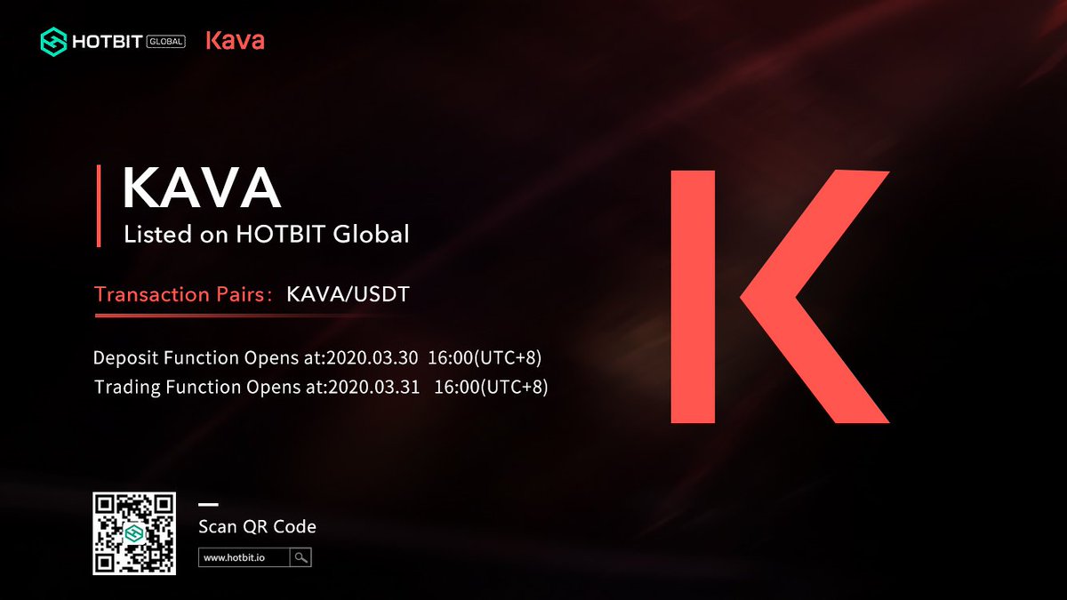 To celebrate listing #KAVA and their voting entrance, HOTBIT is giving all voters a chance to win $40,000 $USDT worth of $KAVA and other tokens! hotbit.io/activity/curre… 

To Win: 
1. Follow @Kava_Labs &amp; <a href="/Hotbit_news/">HotbitDEX 🍀</a>
2. LIKE &amp; RT &amp; Tag 3 friends

$100 worth of $KAVA to 10 users!