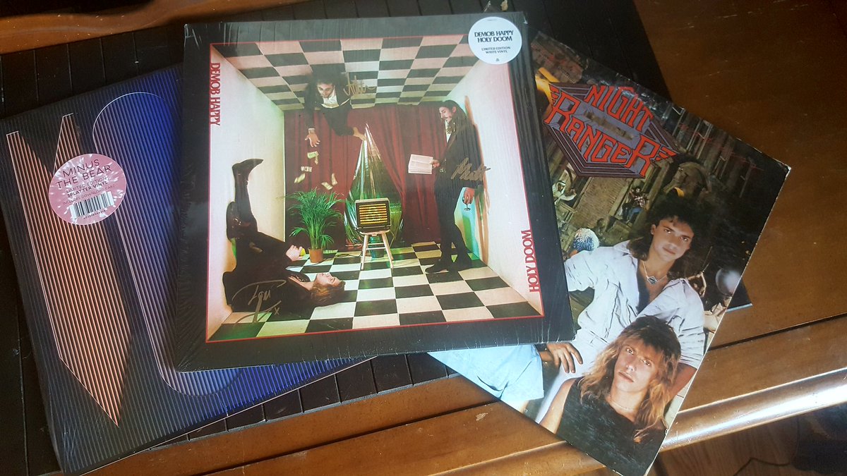 Impanator's tweet photo. Today is @DemobHappy @minusthebear and #NightRanger in 'My Collection to You' come listen to some music https://t.co/kN56b3MJfc https://t.co/Zkxl1kBn1q