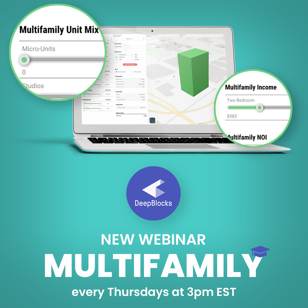 deepblocks's tweet photo. Join our free real estate webinar, every Thursday at 3pm
#deepblocks #realestate #miami #ai #zoning #artificialintelligence #platform #construction #investment #deals #broker #development #housing #cost #smartsearch #sanfrancisco #austin #chicago #newyork #financial #prospecting https://t.co/HUMjViCkb7