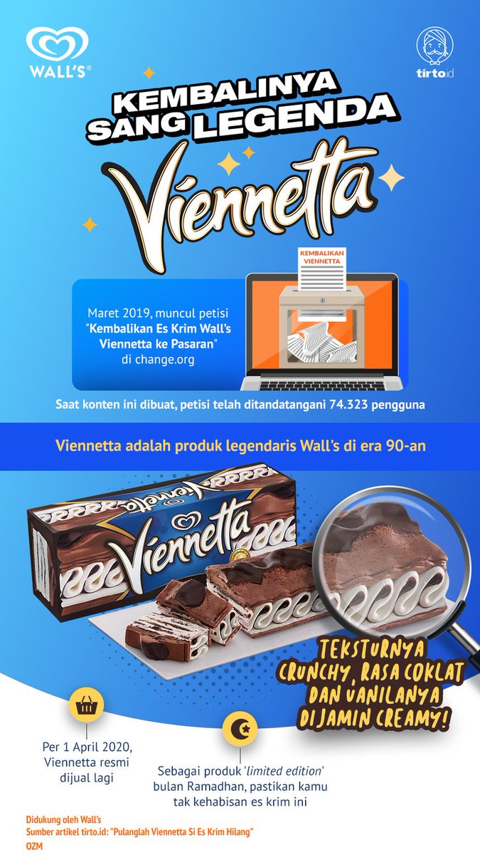 ig: @AsliPoerworedjo TANPA KITA BEDA JALAN CERITA! (@aslipoerworedjo) on Twitter photo Maca iki ~Pulanglah #Viennetta Si Es Krim Hilang tirto.id/eJZh via @tirtoid~ malah pengin, prewe kiye.. <a href="/walls/">Wall's Ice Cream</a>
#KamisAmbyar #DiRumahAja #StayAtHome #BreakTheChain
<a href="/Pasartuman/">Pasar Tuman</a> <a href="/AsliDestination/">Asli Destination</a> <a href="/AktrisPurworejo/">AKTRIS PURWOREJO</a> <a href="/WanitaPurworejo/">Wanita Purworejo</a> <a href="/PurworOjek/">π΅TukangKomplen</a> <a href="/sahabat_kedai/">Kedai Sahabat</a> @Familybakery7 Maca iki ~Pulanglah #Viennetta Si Es Krim Hilang tirto.id/eJZh via @tirtoid~ malah pengin, prewe kiye.. <a href="/walls/">Wall's Ice Cream</a>
#KamisAmbyar #DiRumahAja #StayAtHome #BreakTheChain
<a href="/Pasartuman/">Pasar Tuman</a> <a href="/AsliDestination/">Asli Destination</a> <a href="/AktrisPurworejo/">AKTRIS PURWOREJO</a> <a href="/WanitaPurworejo/">Wanita Purworejo</a> <a href="/PurworOjek/">π΅TukangKomplen</a> <a href="/sahabat_kedai/">Kedai Sahabat</a> @Familybakery7