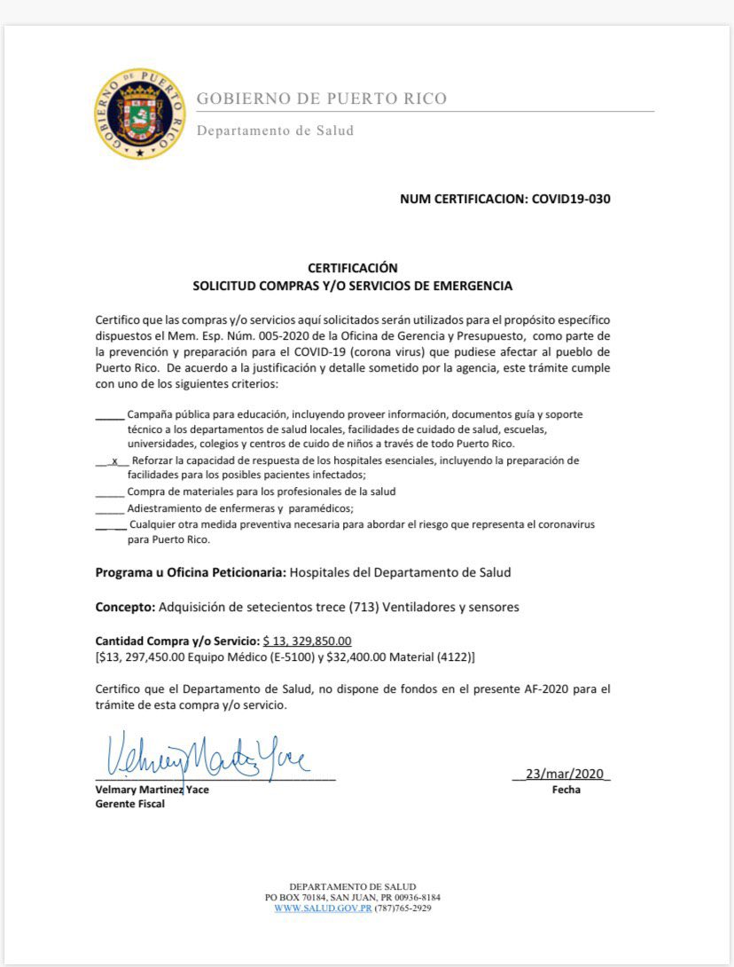 preferable One sentence Lada Twitter 上的 Departamento de Salud de Puerto Rico:"El secretario del @DeptSaludPR, divulgó la orden de los ventiladores, aclaró que la entrega de documentos a los medios tenían un error tipográfico, corregido el preferable One sentence Lada Twitter 上的 Departamento de Salud de Puerto Rico:"El secretario del @DeptSaludPR, divulgó la orden de los ventiladores, aclaró que la entrega de documentos a los medios tenían un error tipográfico, corregido el