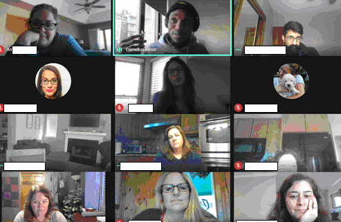 Teachers are learning during e-learning too! Cornelius Minor, author of We Got This, joined some Holmes teachers for a book club discussion. We feel motivated to be inventive to help students grow from where they are today. Thanks <a href="/MisterMinor/">Cornelius Minor</a>! #ccsd21 #d21learns #ccsd21holmes