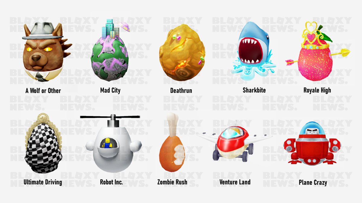 Bloxy News On Twitter Plane Crazy And Robot Inc Eggs Are