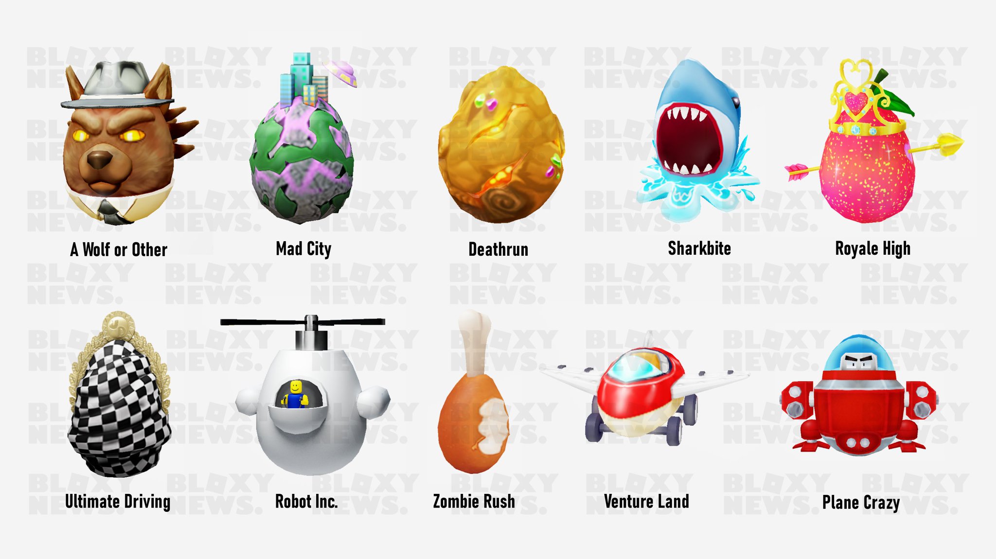 Bloxy News On Twitter Hello Agents I Ve Got Some Secret Intel To Share With You All Here Are All Of The Current Eggs Along With Their Corresponding Games That Have Been Leaked - secret password egg event escape room roblox