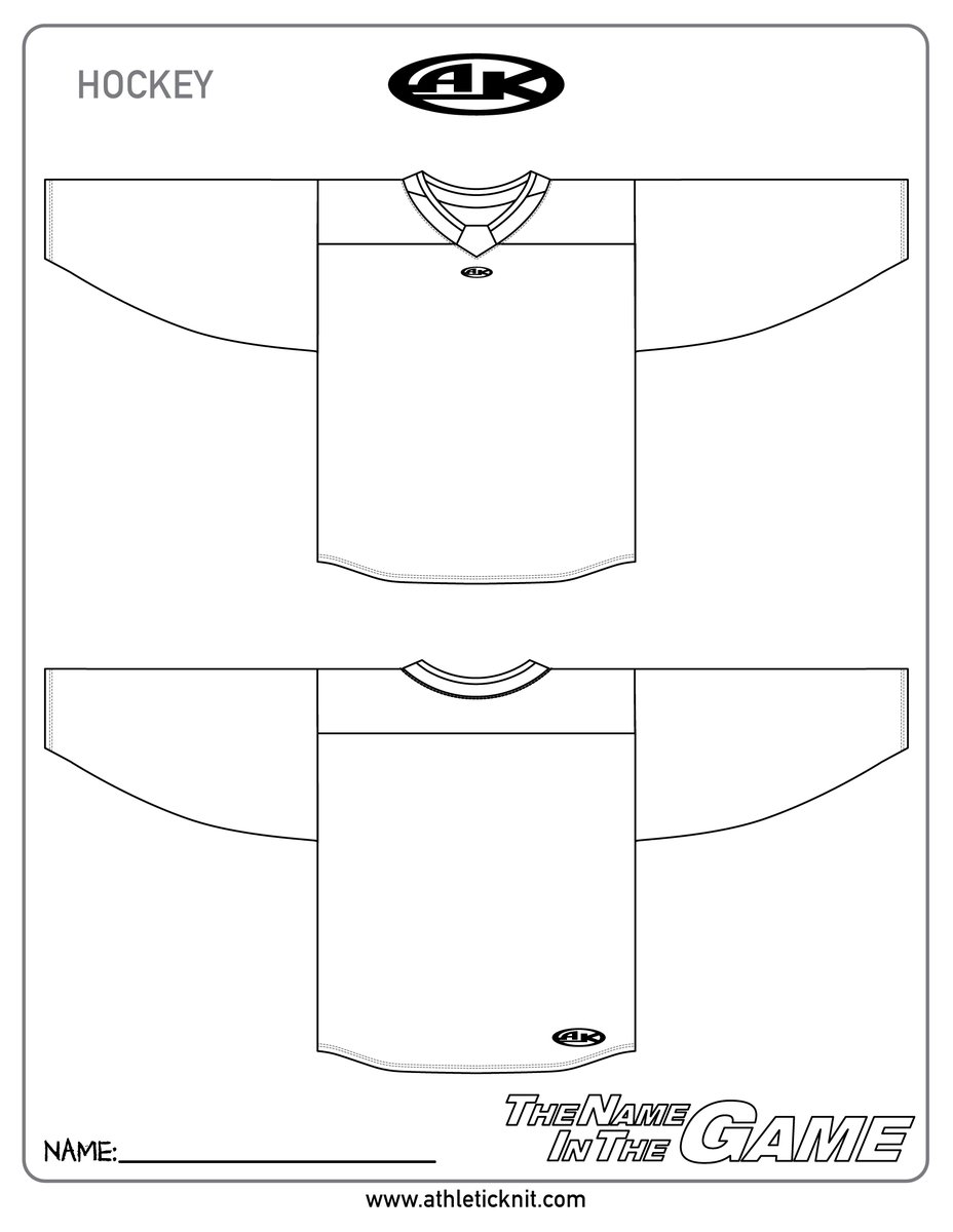 Athletic_Knit's tweet photo. 🚨Calling all kids: Use your creativity to make your own jersey designs! Here are the pages for hockey and baseball. 😁 https://t.co/YvSHwGMjLE