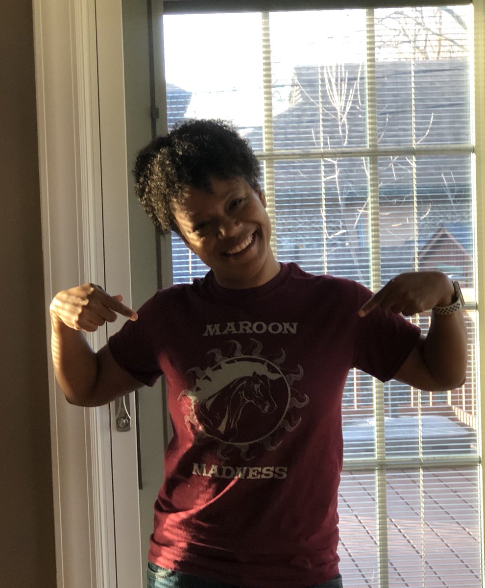 Day 3 of the @northsidecphs Virtual Spirit Week.  In my Mustang Maroon today to show my #ncpmustangpride!