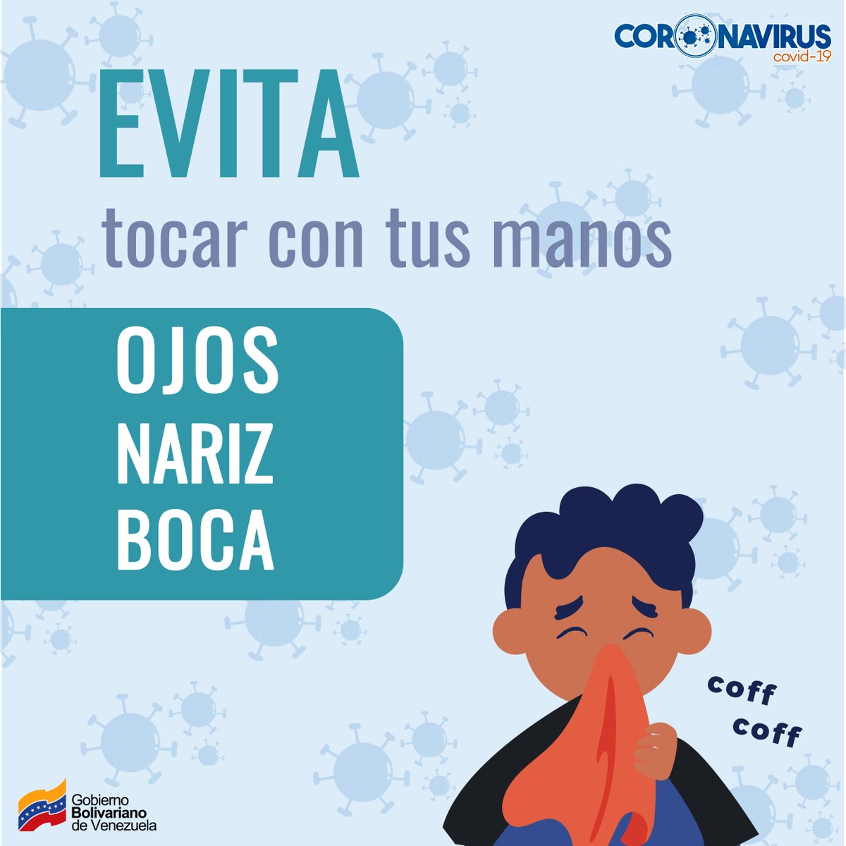 Al estornudar, toser, sonarte la nariz, usar el baño, transporte público o tocar superficies sucias y antes de comer es esencial lavarse las manos con agua y jabón de forma correcta. La prevención es la clave para combatir el #COVID-19 #QuédateEnTuCasa <a href="/Defensoria_Vzla/">Defensor del Pueblo</a> <a href="/aruizddp/">Alfredo Ruiz</a>