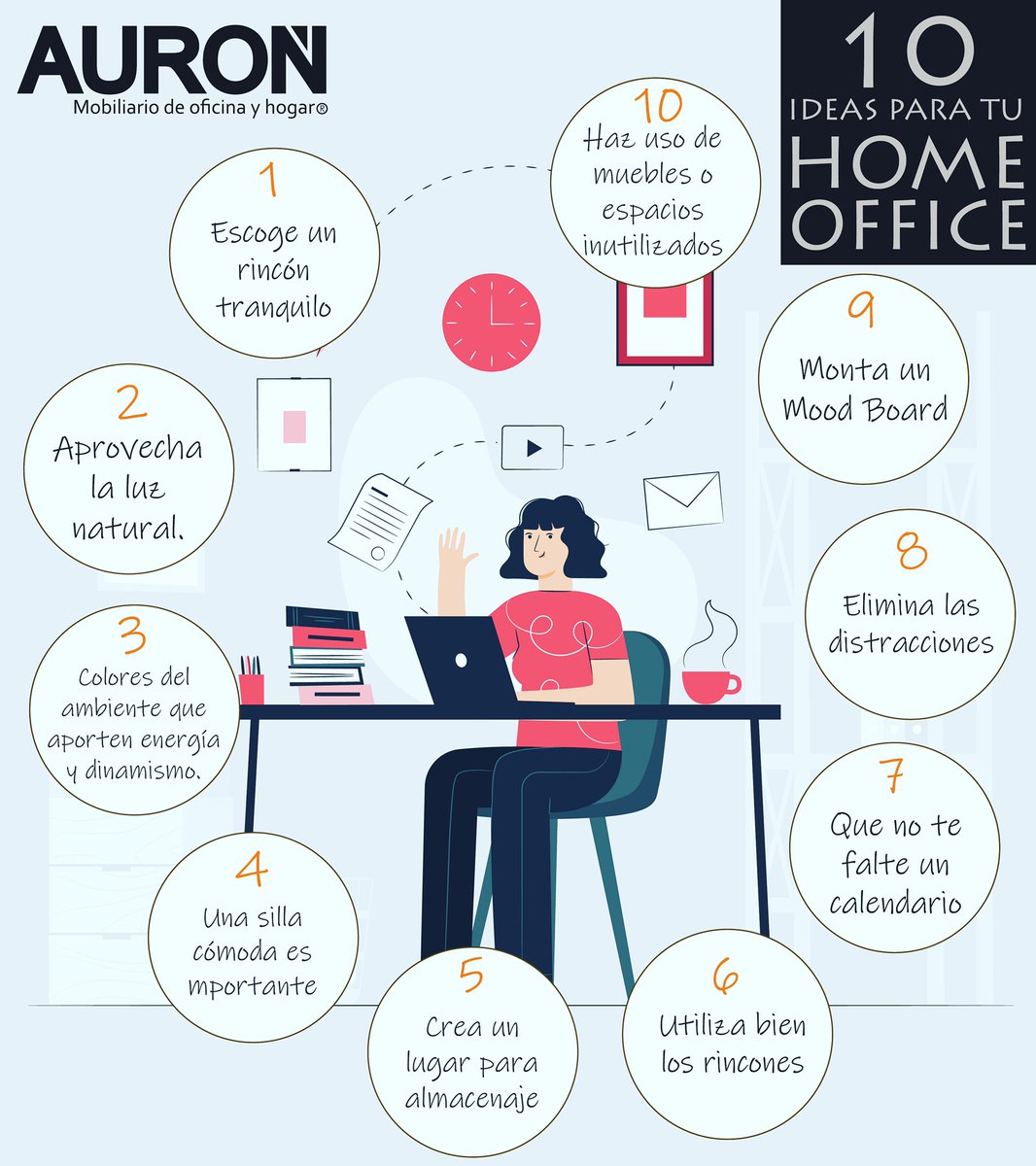 AuronMobiliario's tweet photo. Has más productivo a tu Home Office con estos consejos #HomeOffice https://t.co/t5ax87jLTj