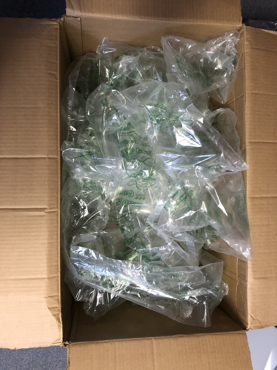 donnafenn's tweet photo. @potterybarn Does a comforter really need to be packed in a box filled with plastic bubble wrap? Shame on you! https://t.co/c9dhFFCLe1