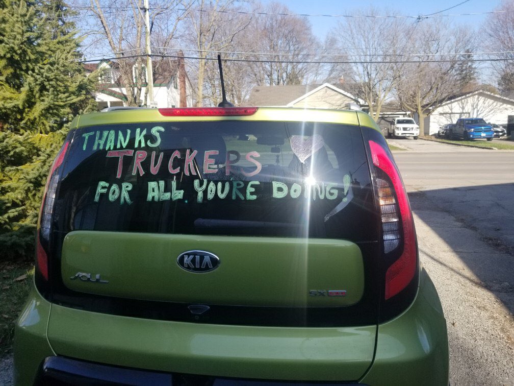 It’s nice to see people recognizing the job others are doing at times like these