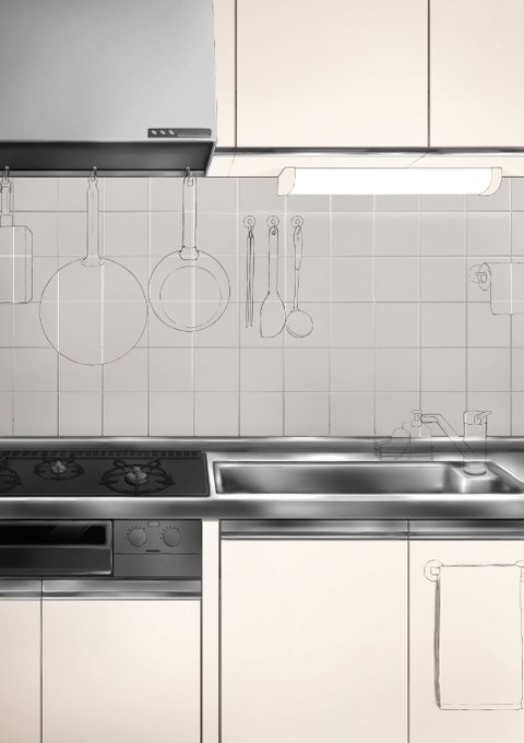 キッチンは難しい。学習した。😇😇😇 