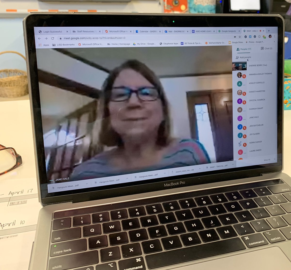 Our Google Hangout meeting with teachers today made me miss them more! <a href="/abbyohair/">abby</a> <a href="/KWEcounselor/">Amanda Morris</a> #thinkbiglisd #novelty <a href="/LampasasKWE/">Kline Whitis Elem</a> <a href="/LampasasISD/">Lampasas ISD</a> I’m proud of them for stepping up &amp; doing whatever it takes to make this distance learning thing work!!