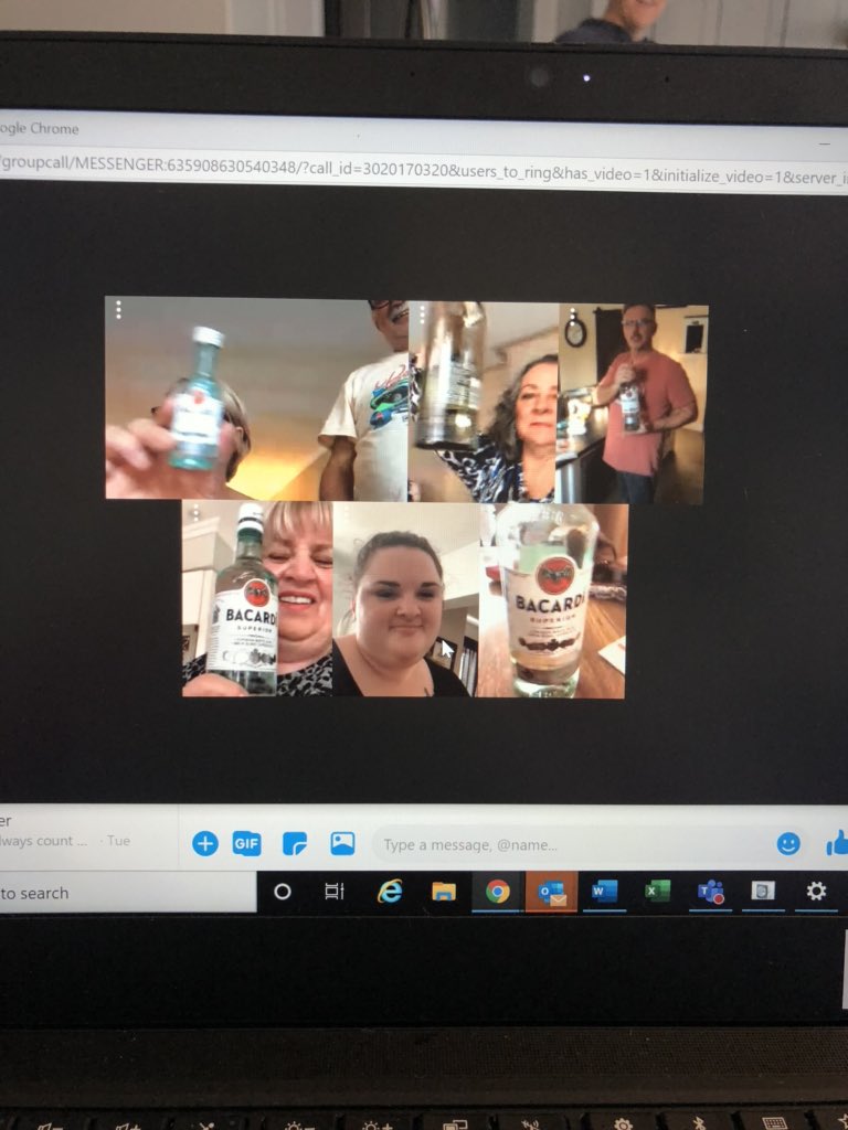KeithaRobson's tweet photo. Tonight I had a #homeboundtreasurehunt with some of my friends and of course I had them check their houses for @BacardiCanada white rum. #takinginventory https://t.co/yBtWN5Uq9A