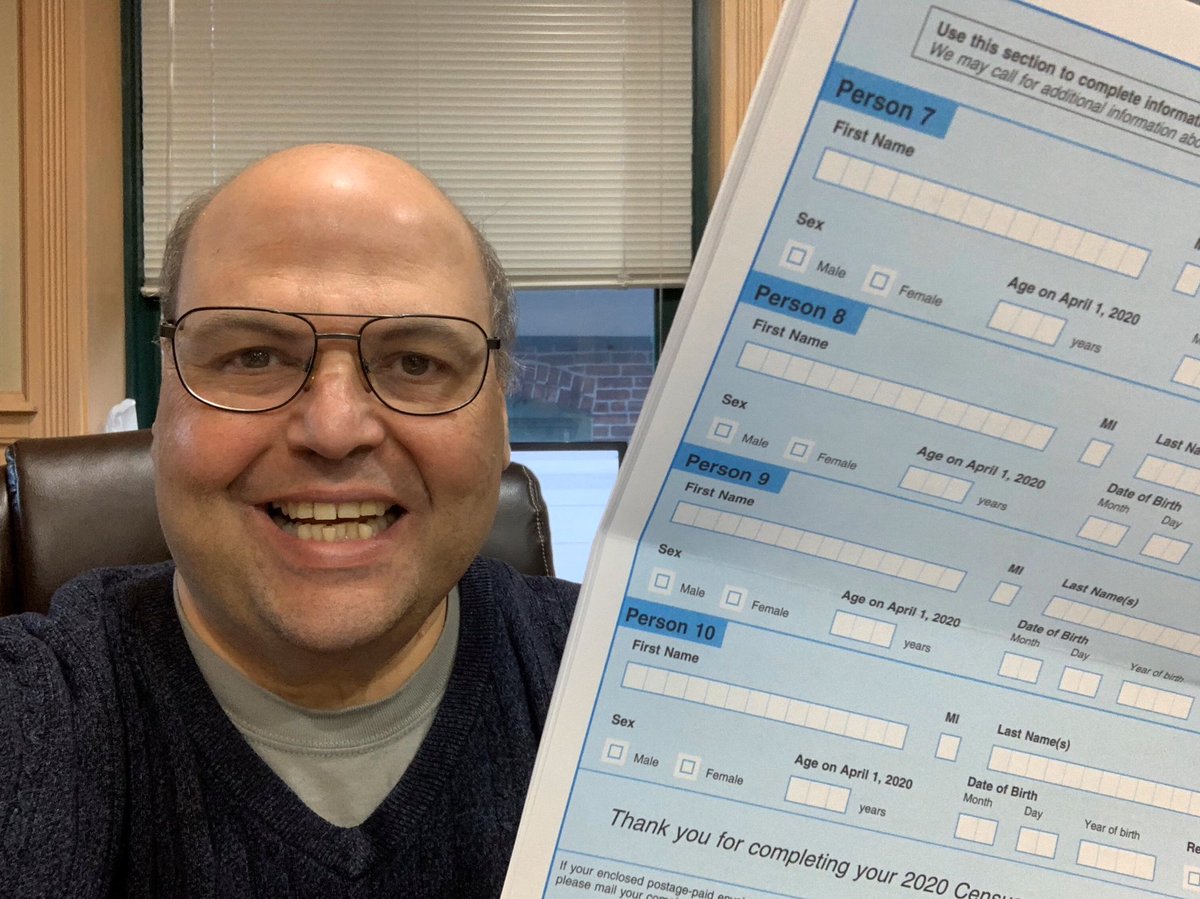 NJCDC's tweet photo. “I filled out my #2020Census to help ensure #PatersonCounts. Paterson’s on the brink of a renaissance & the census results will determine federal funding for our hospitals, schools, and highways, plus our representation in Congress!” - Bob Guarasci, #NJCDC Founder & CEO https://t.co/0VuJ4hpk7w