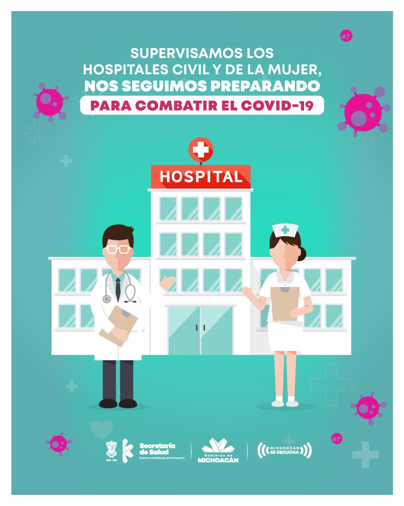 GobMichoacan's tweet photo. Aunque en nuestro estado aún hay pocos casos confirmados de #COVID19, nosotros ya estamos listos para atender a quienes lo necesiten. Ayúdanos quedándote en casa para combatir juntos la pandemia. https://t.co/uyFuZDMUFo