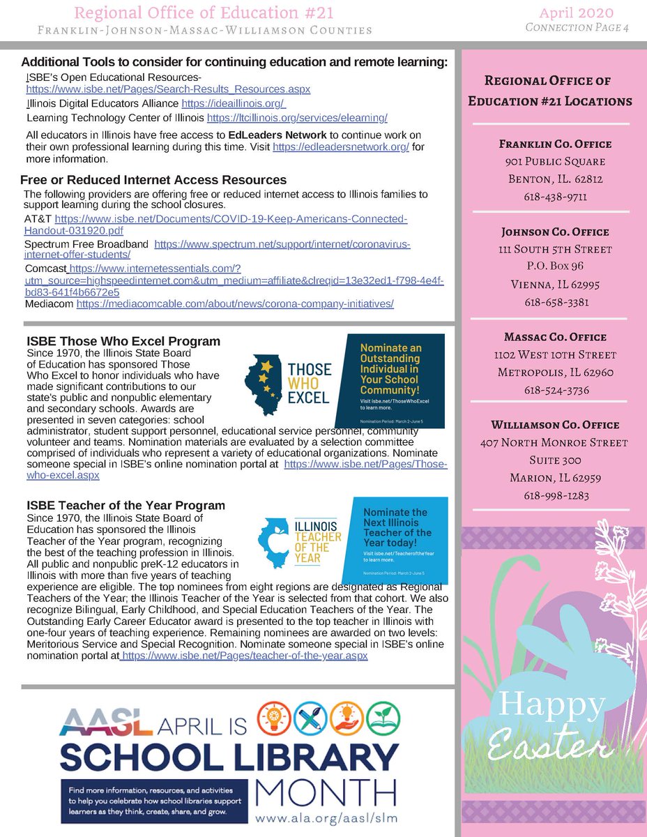 Regional Office of Education #21 (@roe21_fjmw) on Twitter photo The Regional Office of Education #21 April Newsletter is now available! 📰🗞️ <a href="/ROE21_FJMW/">Regional Office of Education #21</a> The Regional Office of Education #21 April Newsletter is now available! 📰🗞️ <a href="/ROE21_FJMW/">Regional Office of Education #21</a>