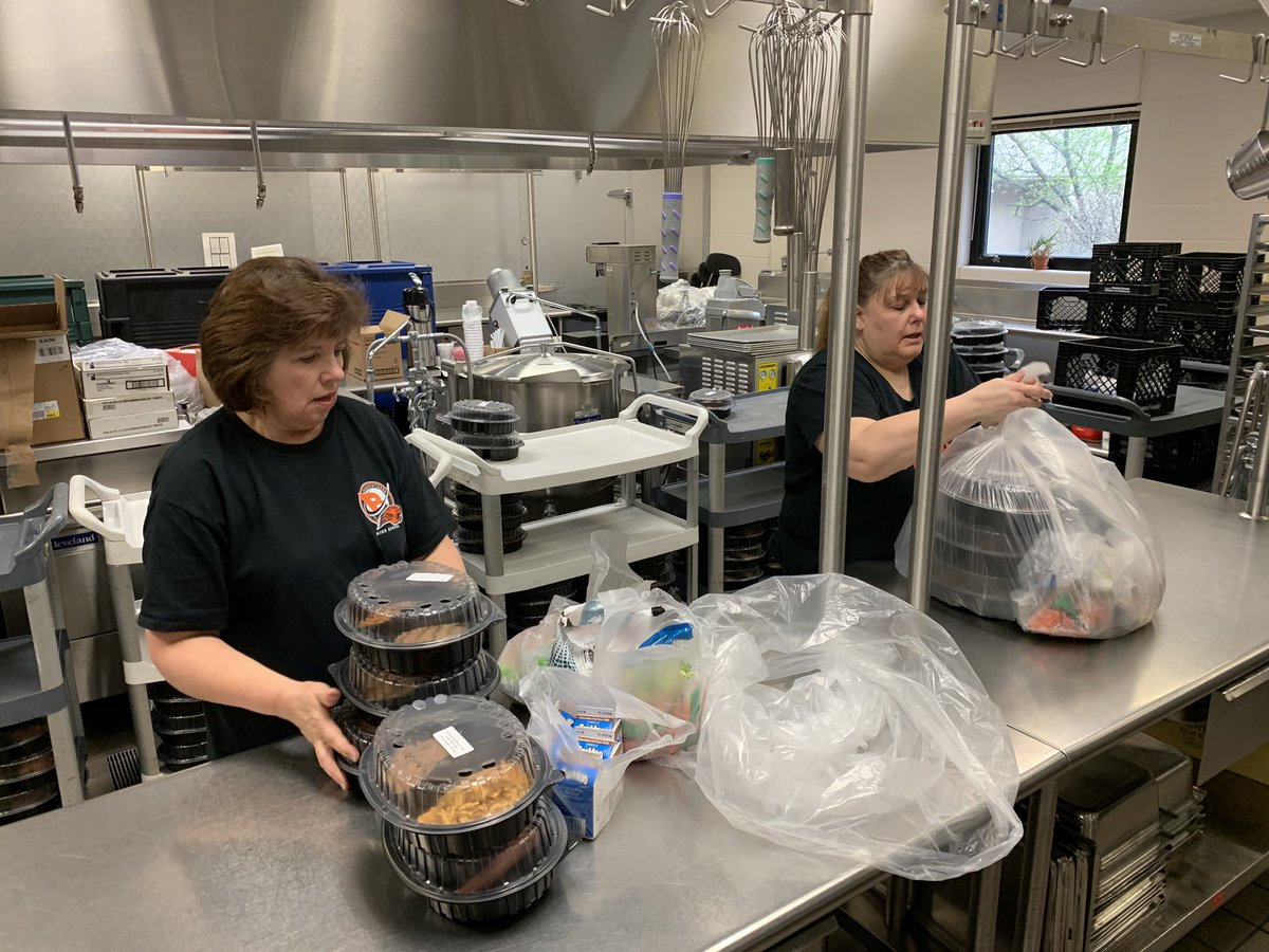 BcrkSchools's tweet photo. Our district gladly provided 200 meal kits today for students in our community. We will continue to provide this service during the ordered school closure period. https://t.co/rBD7tr0sfZ https://t.co/hxl6mCEDss