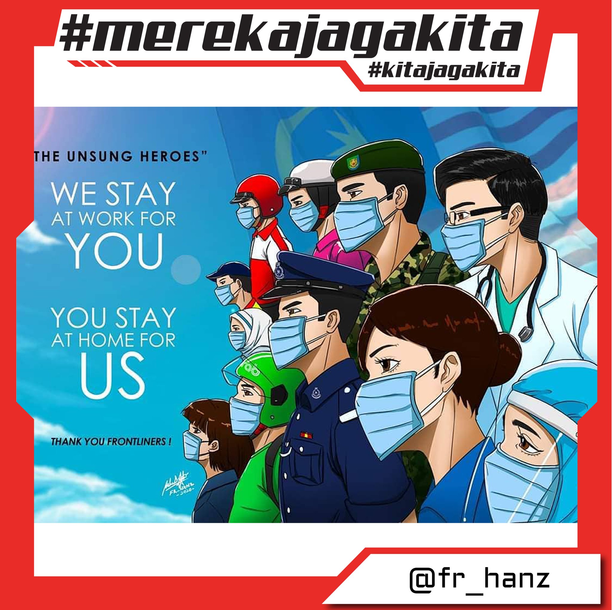 Kita lukisan kita jaga poster 50 Contoh