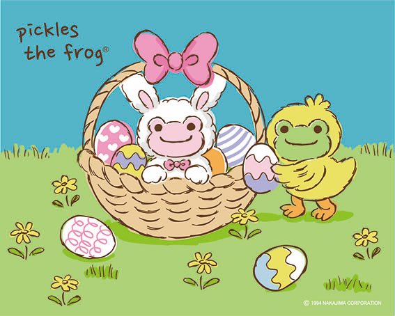 Pickles The Frog かえるのピクルス Sur Twitter Hpダウンロード更新しました かえるのピクルス Picklesthefrog 春 イースター うさぎ ひよこ 萌蛙匹克 ４月の壁紙は イースターのうさぎとひよこ です T Co Uysuv2n6xi T Co