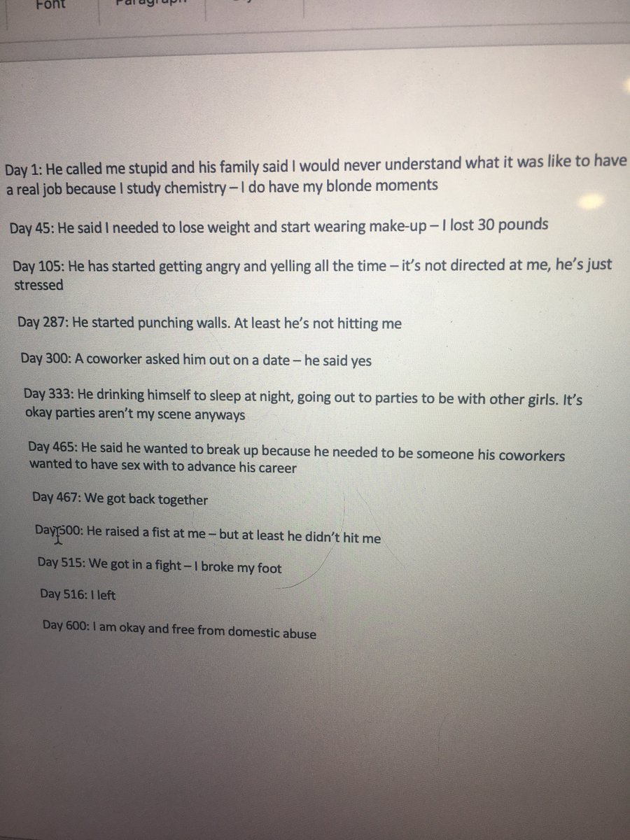 VocalizeMeToo's tweet photo. Five years I was in a relationship. It built up so slowly I couldn't see it coming until things got physical. Know the warning signs. #MeToo #enddomesticabuse https://t.co/UmCqsLbZZV