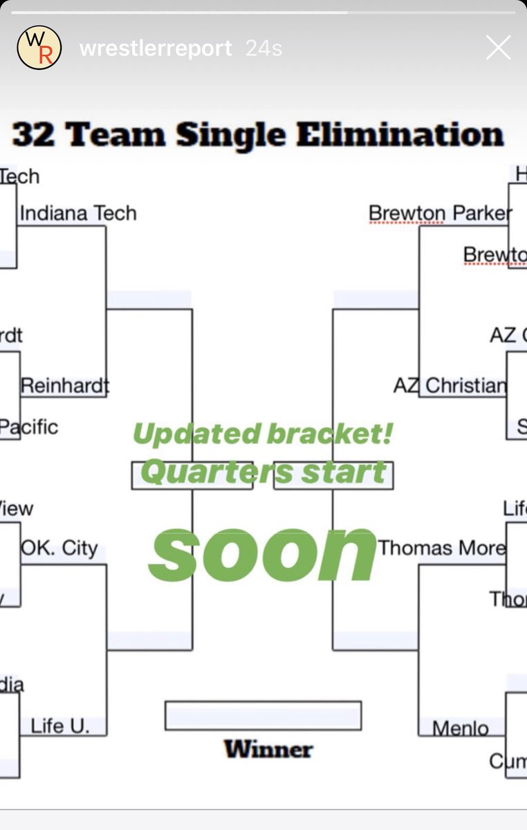INtechWrestling's tweet photo. Huge last minute push to put us in the quarters. Thank you to everyone that voted!!! Hoping to count on your votes again. Head over to Instagram and vote to send us to the Final 4! @erique_zackery https://t.co/zVa2kU96BT