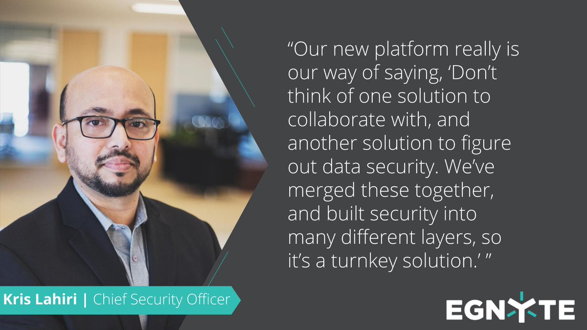 Egnyte's tweet photo. CSO and Co-founder, Kris Lahiri (@GovernanceGuru) makes a strong case for regularly purging unneeded data as a security best practice. https://t.co/sn52pzzQ3J
#Cybersecurity #Podcast #RSAC #DataPurge https://t.co/Q4f1lrNBEg