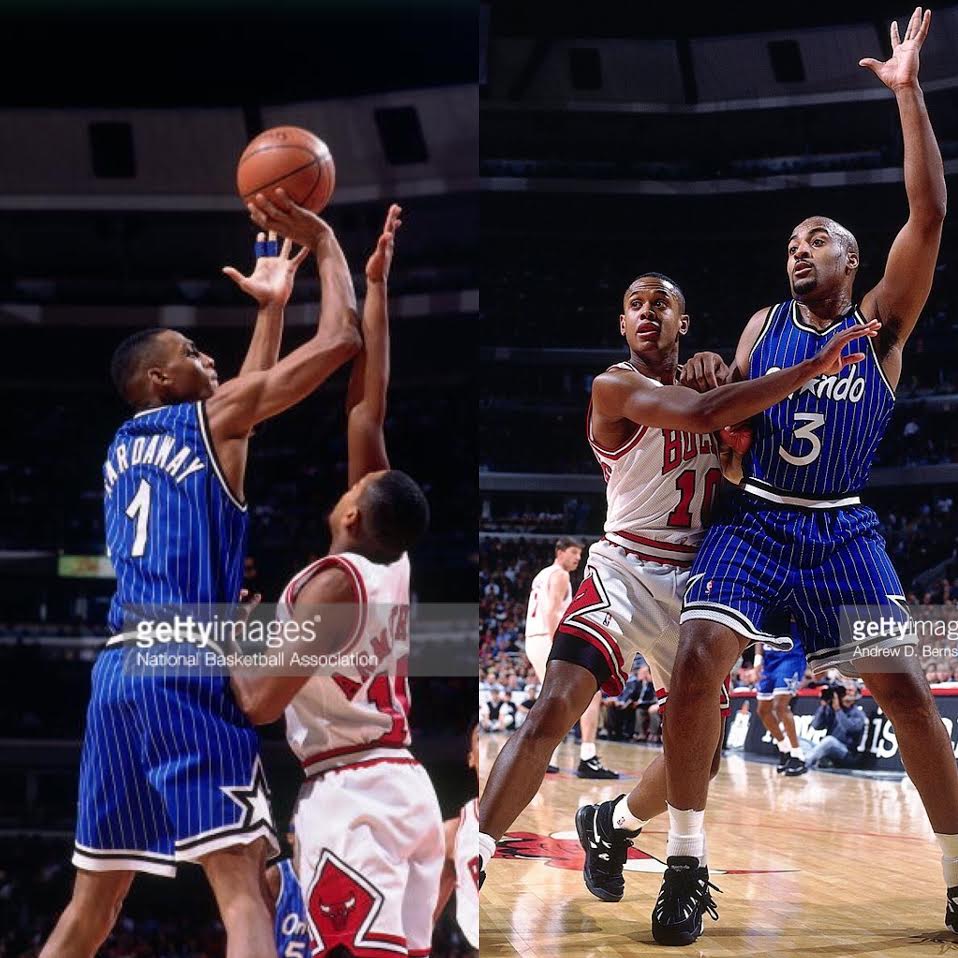 One of the major advantages Orlando had against us in the 1995 2nd round series was their size at the guard position, and how they used that against the 6'2 B.J. #BullsRewind