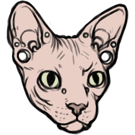 TankYeen's tweet photo. Norma the Sphynx cat designed by @/moosemead now available for $75 OBO! Comes with 14 pieces of art.

Comment or DM to claim. #Adoptable #CharacterArt https://t.co/AwRnGjfsfb