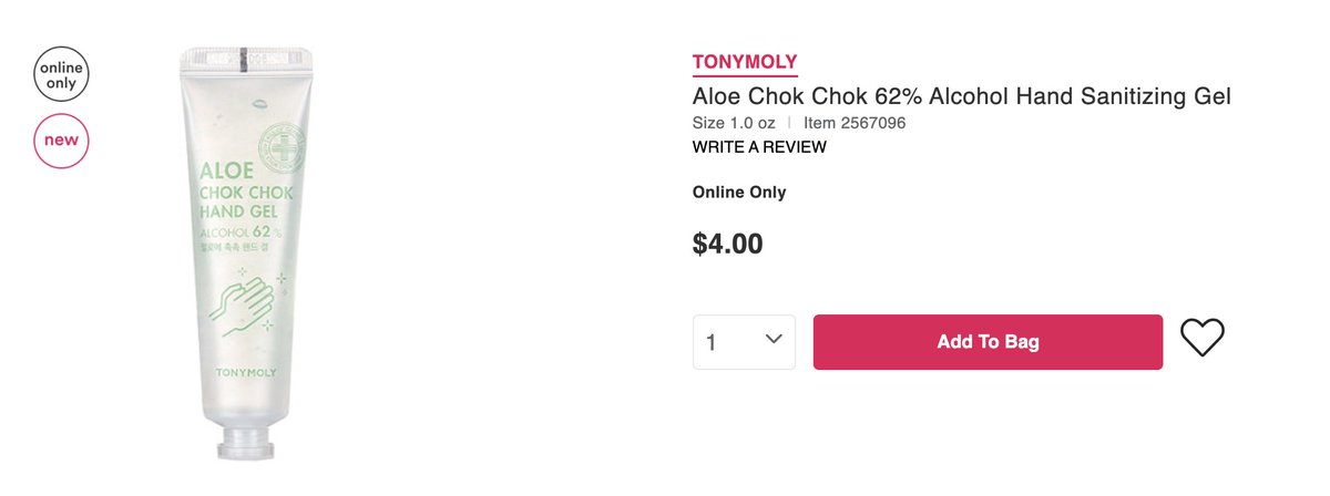 taylorwynn's tweet photo. There's hand sanitizer available on ULTA right now FYI (please only buy if you need it &amp; are running low!) https://t.co/IKZdUDhHMg