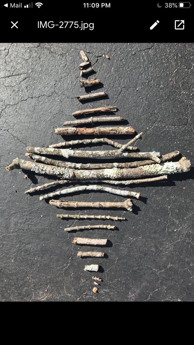 SouthRowArt's tweet photo. Art Ed happening at home with an Andy Goldsworthy art lesson!! https://t.co/j65FbIO0Up