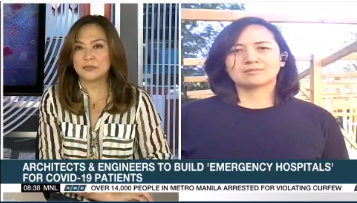 ANCALERTS's tweet photo. Deqa Design Collective's Denise de Castro, principal architect of an emergency quarantine facility: We are getting more requests for additional facilities. We are seeking donations in cash and in kind like construction materials. #COVID19 #LuzonLockdown https://t.co/H2993ZohzX