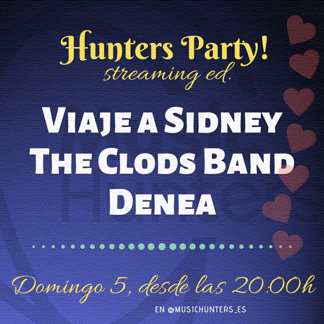 Vinnychase79's tweet photo. Este domingo vuelve la #HuntersParty en formato #streaming . A partir de las 20 horas en nuestro canal de #Instagram 👏🏻👏🏻👏🏻 https://t.co/Sezzv0xDNZ